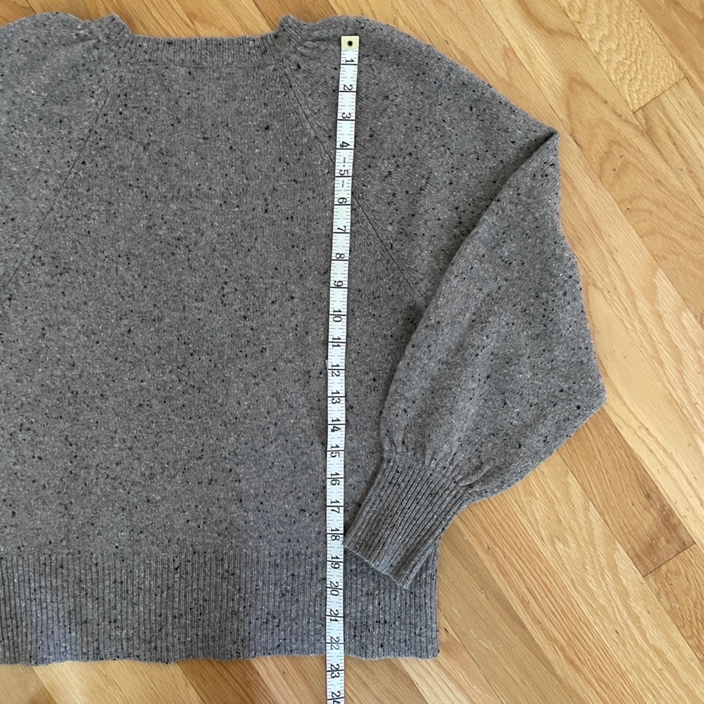 Ann Taylor Women's Crewneck Sweater in Heather Gray - Picture 6 of 8